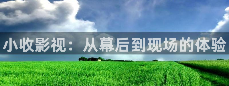 浮力影院wy888：小收影视：从幕后到现场的体验